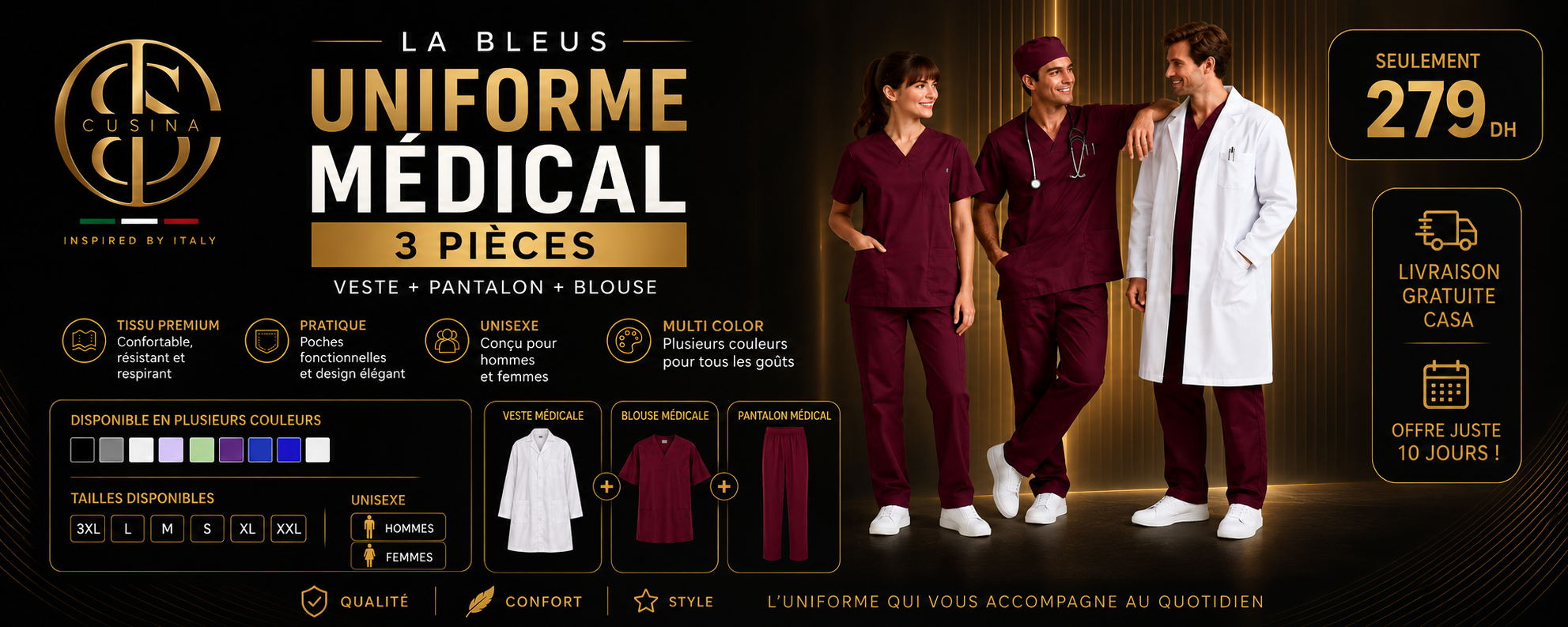 Uniformes Médicaux Professionnels